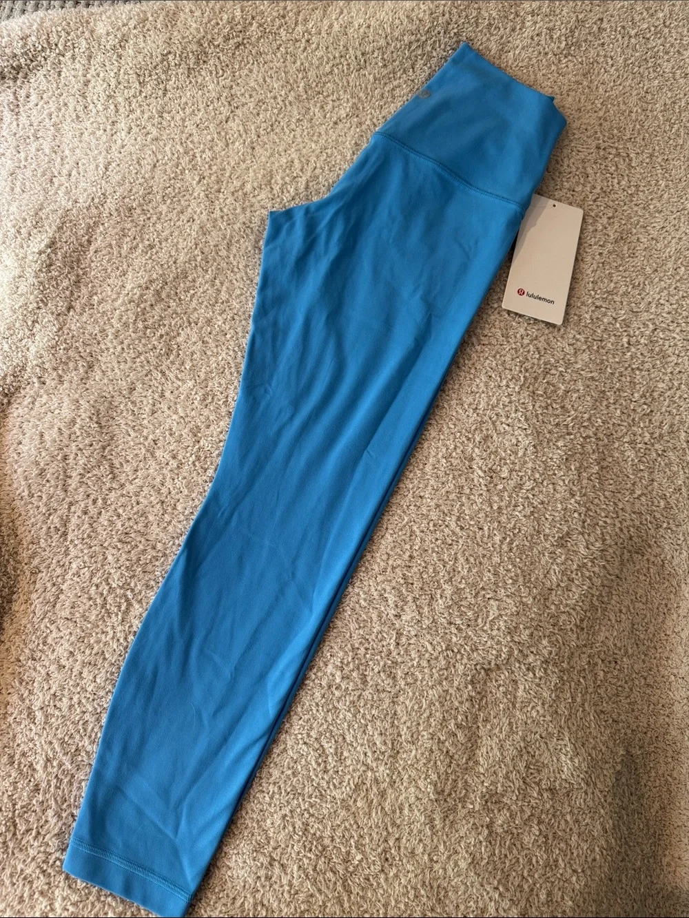 NWT lululemon Align HR no line Blue Leggings Size 6